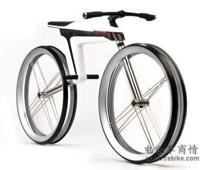 碳纤维车身 这辆电动自行车逼格略高